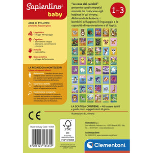 Sapientino Baby Montessori - Carte Le case dei Cuccioli