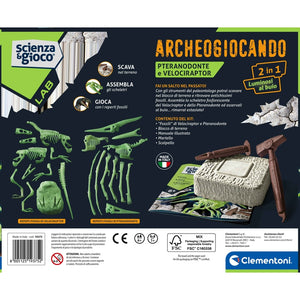 Archeogiocando - Pteranodonte e Velociraptor