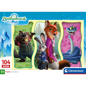 Zootropolis 2 - 104 pezzi