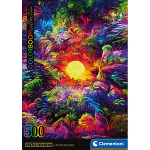 Psychedelic Jungle Sunrise - 500 pezzi