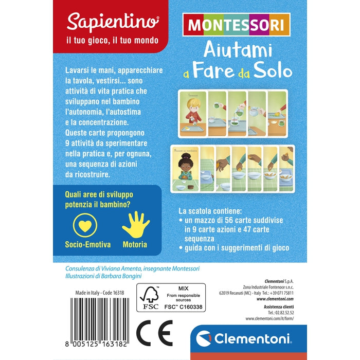 Montessori carte - Aiutami a fare da solo