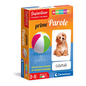 Montessori carte - Prime parole