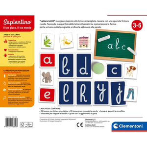 Montessori - Lettere tattili
