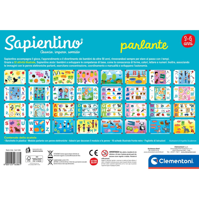 CLEMENTONI SAPIENTINO LA PENNA PARLANTE 50 GIOCHI EDUCATIVI - Vespoli