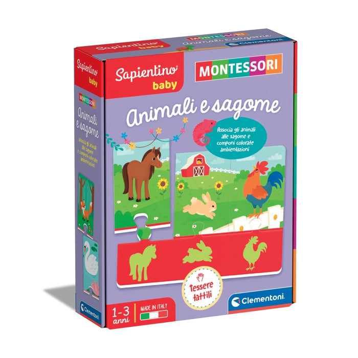 Sapientino Baby Montessori - Animali e sagome