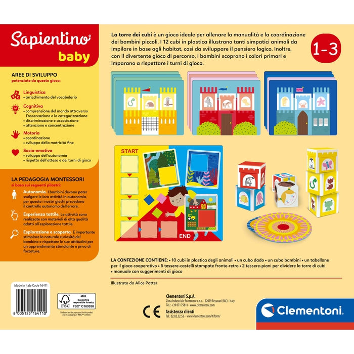 Sapientino Baby Montessori - La torre dei cubi