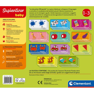 Sapientino Baby Montessori - Le mie prime 100 parole