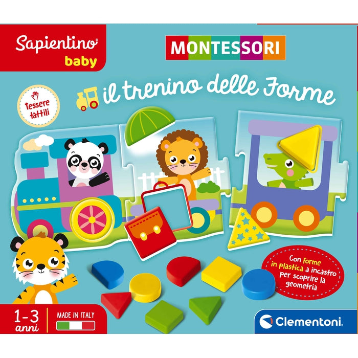 Sapientino Baby Montessori - Il trenino delle forme