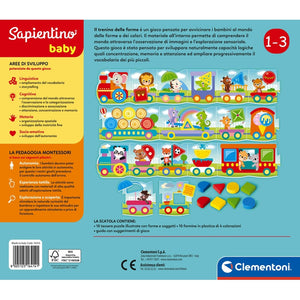 Sapientino Baby Montessori - Il trenino delle forme