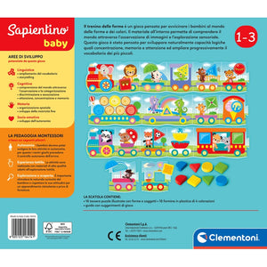 Sapientino Baby Montessori - Il trenino delle forme