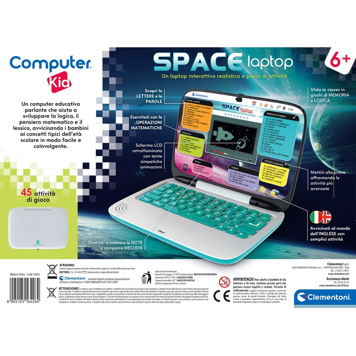 Primo Computer Clementoni Sapientino Laptop Educativo Parlante