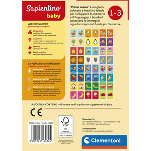 Sapientino Baby Montessori - Carte Primo Memo