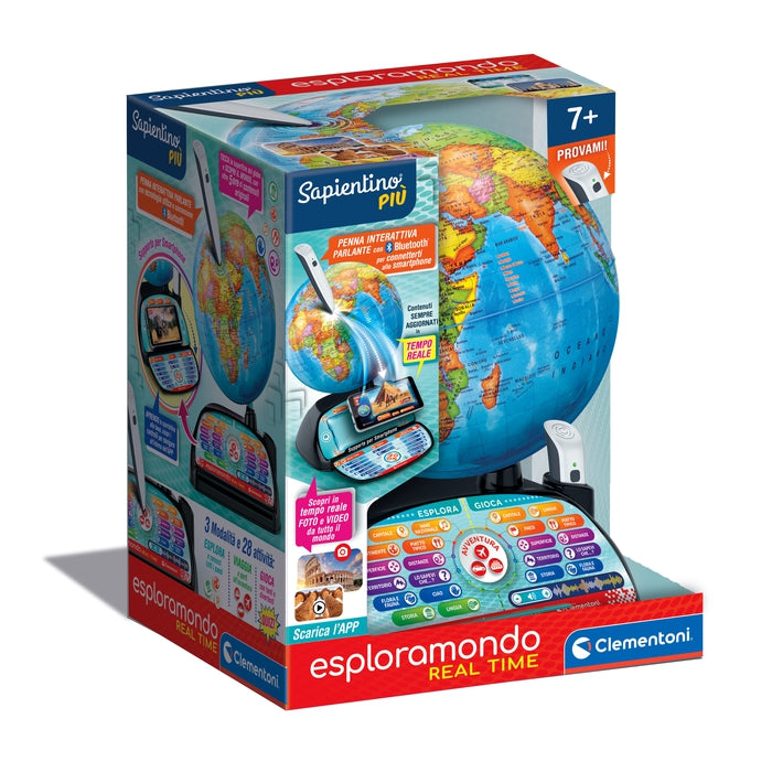 Clementoni - 12026 - Sapientino - Scopriamo L'Italia, puzzle cartina fisica e politica Italia - gioco educativo 6 anni, gioco di geografia - Made in Italy