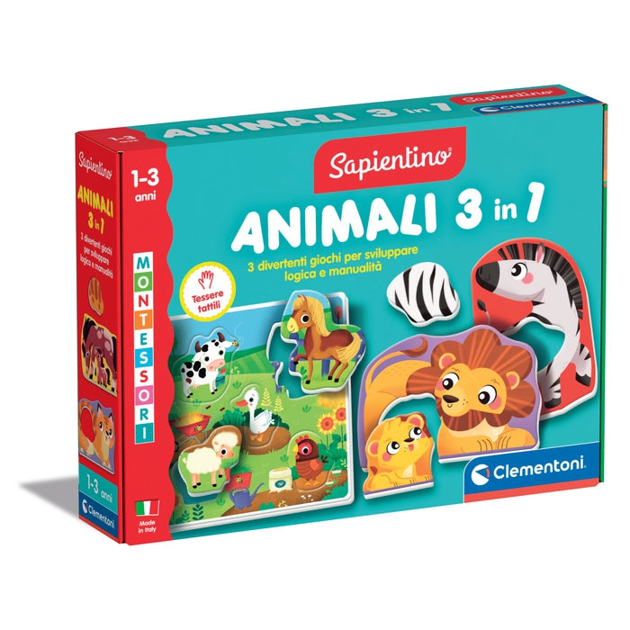 Montessori Animali 3in1 – Clementoni