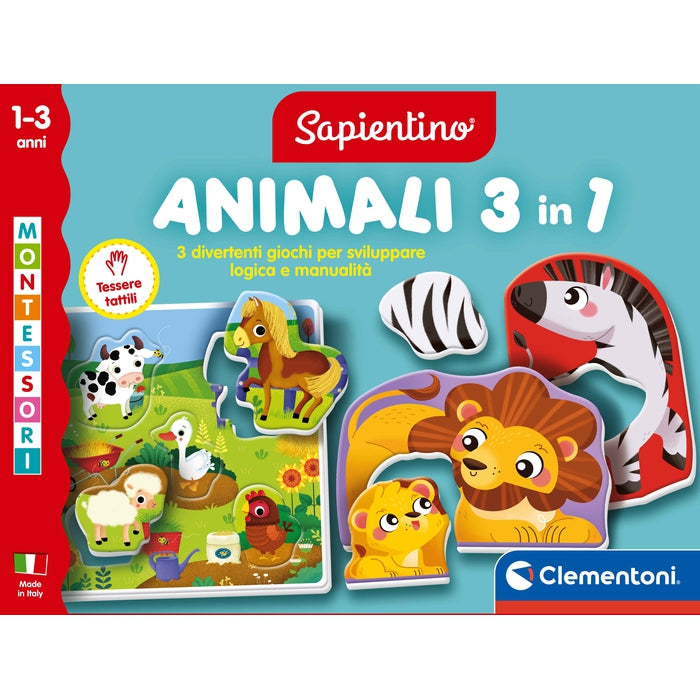 Montessori - Animali 3in1