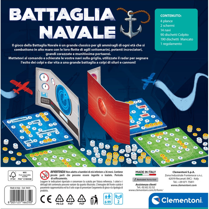 Battaglia Navale gioco pocket - Kids Corner - Giochi di ruolo e strategia - Giocattoli