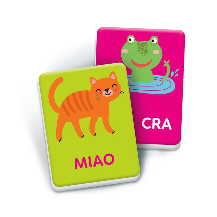 Montessori Flashcards - Che verso fa?