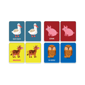 Montessori Flashcards - Che verso fa?