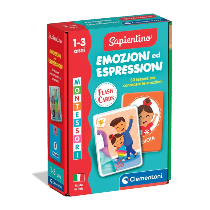 Montessori Flashcards - Emozioni ed Espressioni