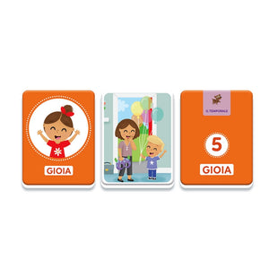 Montessori Flashcards - Emozioni ed Espressioni