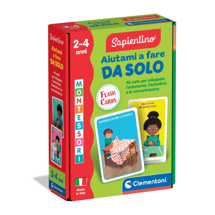 Montessori Flashcards - Aiutami a fare da solo