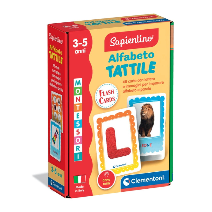 Montessori Flashcards - Alfabeto Tattile