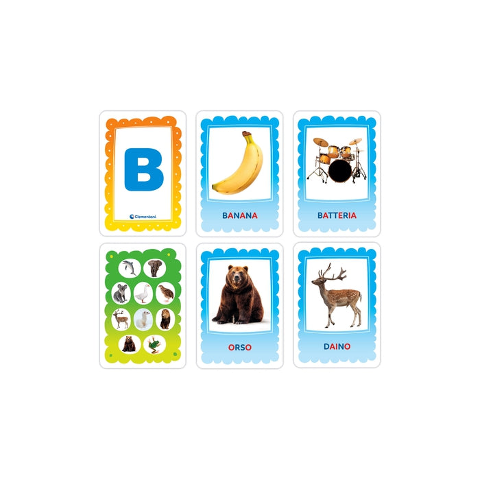 Montessori Flashcards - Alfabeto Tattile