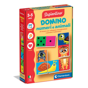 Domino numeri e animali