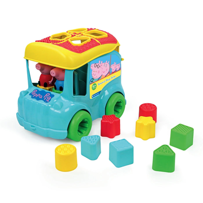 Soft Clemmy - Secchiello Scuolabus Peppa Pig