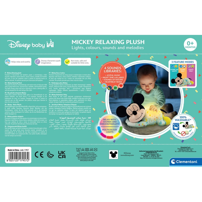 Mickey Relaxing Plush - Lights, colours and melodies