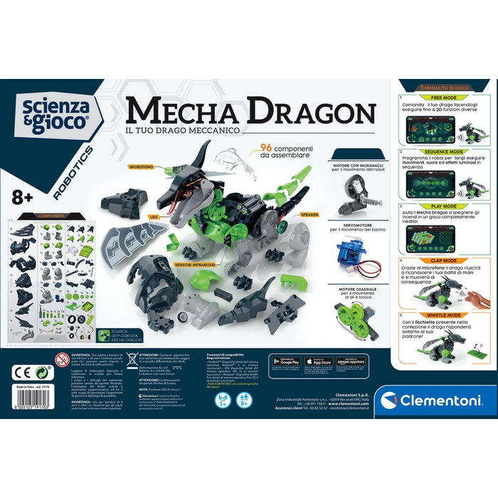 Clementoni Uova di Drago Jeu Scientifique 8 Ans, Laboratoire, Squis Clementoni Uova di Drago Jeu Scientifique 8 Ans, Laboratoire, Squis