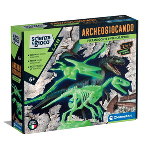 Archeogiocando - Pteranodonte e Velociraptor