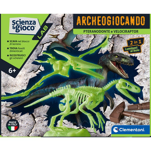 Archeogiocando - Pteranodonte e Velociraptor