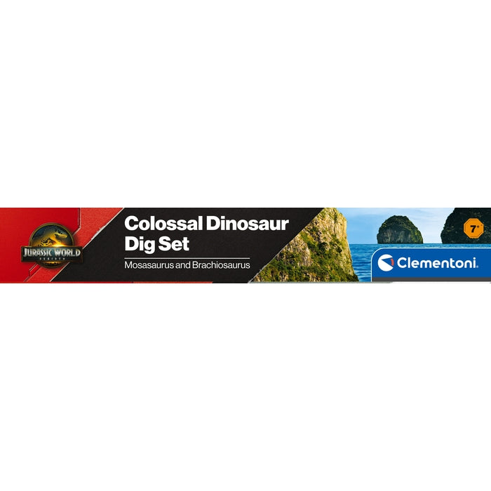 Jurassic World - Colossal Dinosaur Dig Set - Mosasaurus And Brachiosaurus