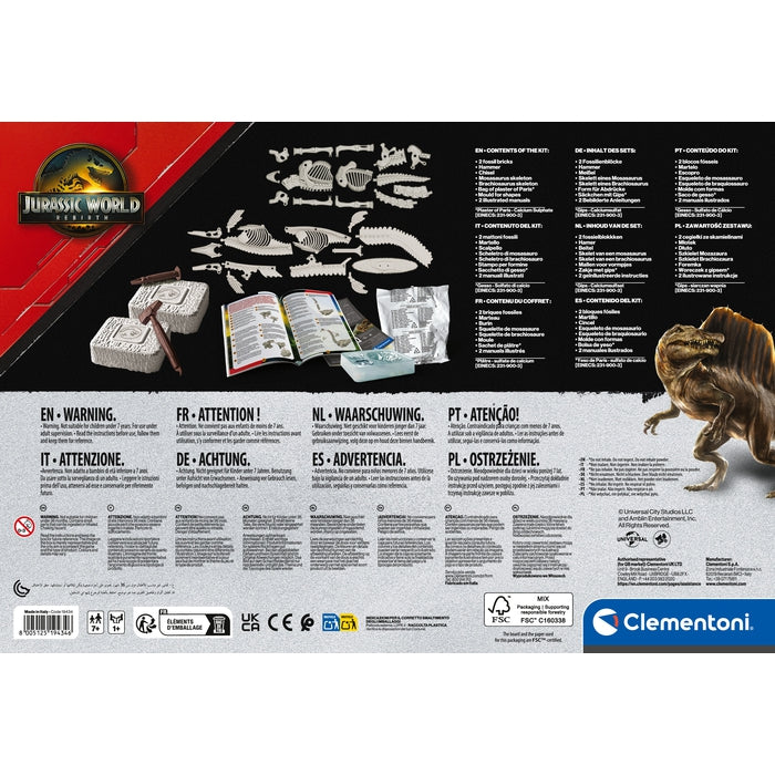 Jurassic World - Colossal Dinosaur Dig Set - Mosasaurus And Brachiosaurus