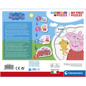 Peppa Pig - 1x3 + 1x6 + 1x9 + 1x12 pezzi