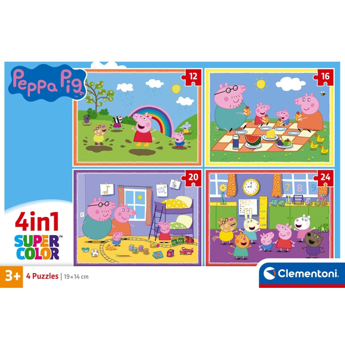 Peppa Pig - 1x12 + 1x16 + 1x20 + 1x24 pezzi