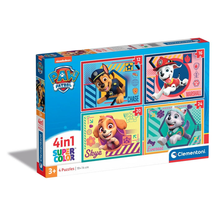 Paw Patrol - 1x12 + 1x16 + 1x20 + 1x24 pezzi