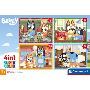 Bluey - 1x12 + 1x16 + 1x20 + 1x24 pezzi