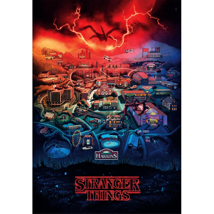 Puzzle Clementoni Stranger Things 500 Pezzi – Made In Italy – 49x36 Cm