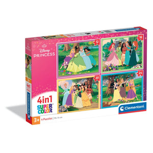 Disney Princess - 1x12 + 1x16 + 1x20 + 1x24 pezzi