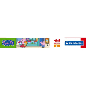 PEPPA PIG - 1x12 + 1x16 + 1x20 + 1x24 pezzi