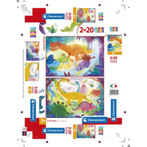 Funny Dinos - 20 pezzi