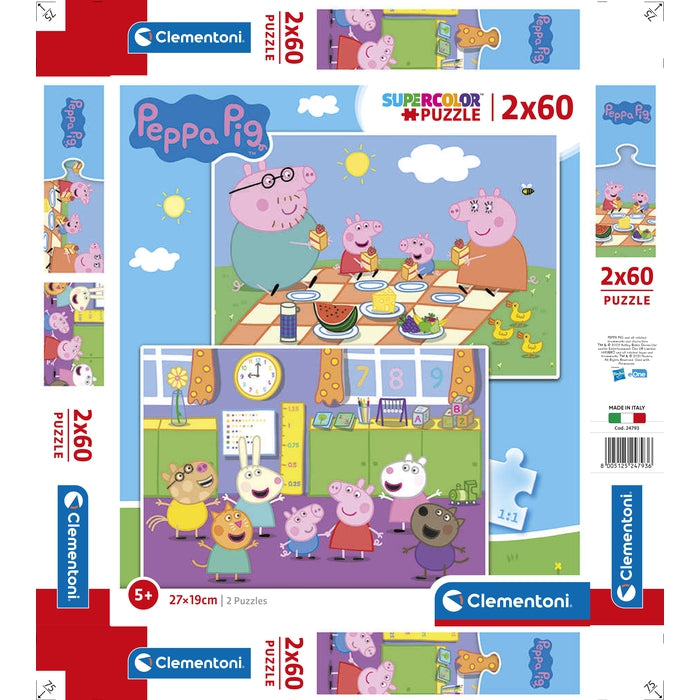 Peppa Pig - 2x60 pezzi