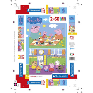 Peppa Pig - 2x60 pezzi