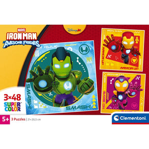 IRONMAN ANS HIS AWESOME FRIENDS - 3x48 pezzi