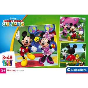 MICKEY MOUSE CLUB HOUESE - 3x48 pezzi