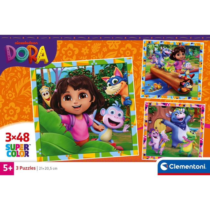 Dora The Explorer - 3x48 pezzi