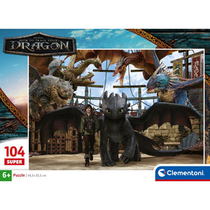 How to Train Your Dragon - 104 pezzi