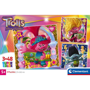 Trolls 3 - 3x48 pezzi